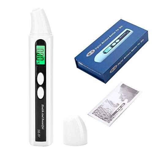 Skin Tester, Portable Digital LCD Skin Face Analyzer Monitor Tester Beauty Salon Instrument for Skin Care
