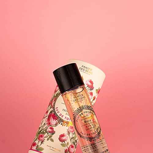 Panier des Sens - Rose Eau de Toilette 1.7 Floz - Floral & Feminine Fragrance - Daily Light Perfume for Women - Parfum Crafted in Grasse, France - Gifts for Her - Elegant Packaging