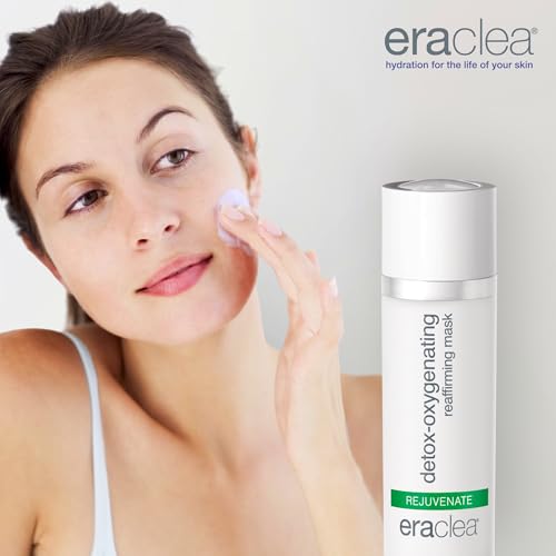 eraclea Detox-Oxygenating Reaffirming Mask, Resurfacing Mask with Oxygenating Plant Stem Cells and Hyaluronic Acid to Restore Radiance and Visibly Reduce Signs of Aging (1 fl oz)