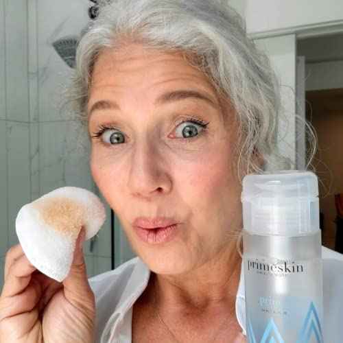 PRIME PROMETICS PrimeSkin Beauty Water ? Deeply Hydrating Pro-Age Make-Up Remover for Mature Women ? Clean, One Swipe ? for All Skin Types ? pH balanced, Hypoallergenic