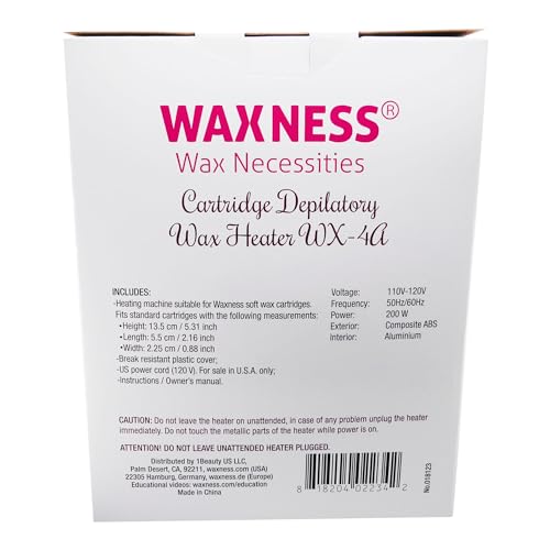 Waxness 4 Cartridge Warmer WX-4A with 4 Free Cartridges