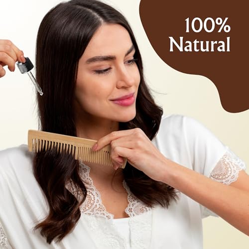 BodyJ4You Organic Castor Oil - 100% Pure Natural Cold Pressed USDA Certified Organic - Hexane Free Unrefined Non GMO - Lashes & Eyebrow Kit Mascara Tube Brush Wand Hydrating Oil - Glass Bottle 4oz