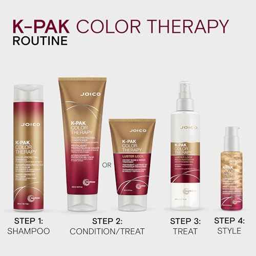 Joico K-PAK Color Therapy Color-Protecting Conditioner | For Color-Treated Hair | Boost Shine | Improve Elasticity | Repair Breakage | Rebuild Damaged Hair | With Keratin & Argan Oil
