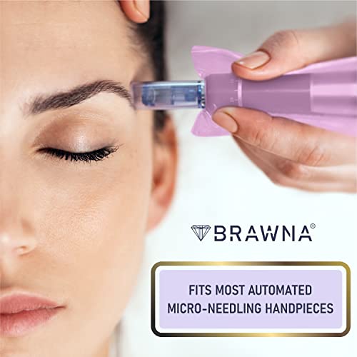 BRAWNA 220 Pack PMU Machine Pen Covers - Microneedling Machine Cover - PMU Supplies - Color - Pink