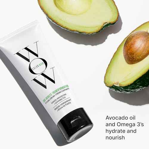 COLOR WOW One Minute Transformation ? Instant frizz fix| Nourishing styling cream smooths, tames + defrizzes on the spot| Avocado oil + Omega 3¡¯s hydrate, repair for silkier, smoother texture