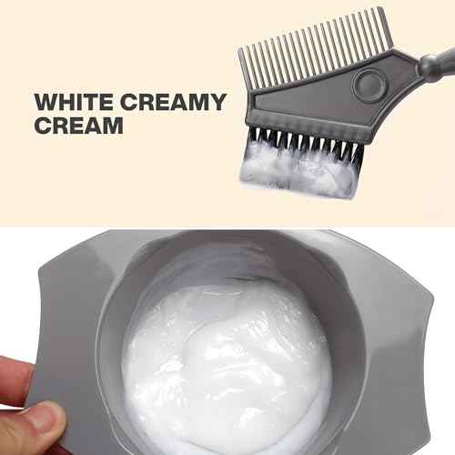 Bremod Performance Hair Straightening Rebonding Cream Cocoa Butter Hydrolyzed Keratin Hair Treatment Hair Straightener Cream for Straighter Shinier and Healthier Hair, All Hair Types 2*16.9Fl Oz