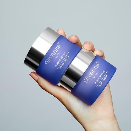 Intense Repair Night Cream - Face Moisturizer - Enriched with Natural Ceramides, Hyaluronic Acid, and Omega-Rich Seed Oils - 1.6 oz