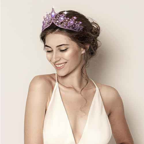 Kamirola Baroque Queen Crown,Rhinestone Wedding Bridal Crown and Tiaras Crystal Headband For Birthday Prom Pageant Party halloween¡¦ TR09