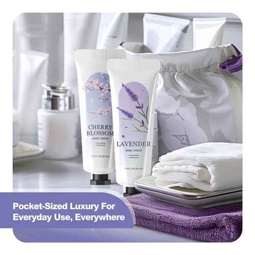 spa luxetique 20 Pack Hand Cream Gifts Stocking Stuffers for Women Hand Lotion for Dry Cracked Travel Size Mini Moisturizing Lotion Gifts for Women Appreciation Gifts 20 x 1.0 oz/30ml