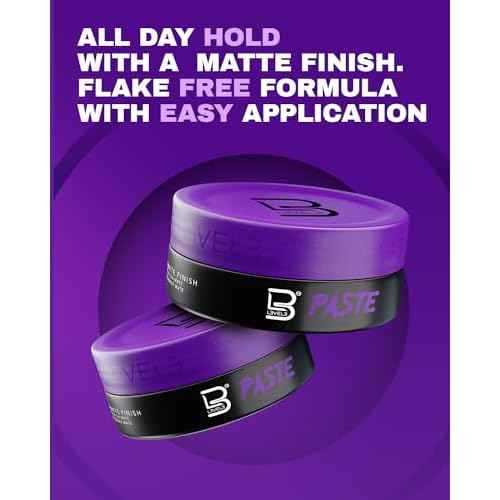 L3 Level 3 Paste - Long-Lasting Hold - Improves Strength and Volume of Hair Protects Against Hair Damage - Level Three Men Styling Product