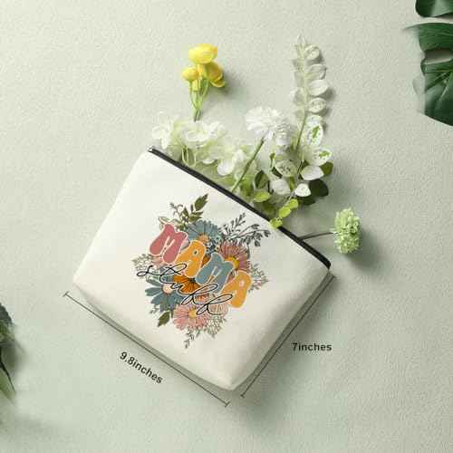 Vintage Mama Makeup Bag Mama Gifts Mom Gifts Mom Appreciation Gifts from Daughter Western Cowgirl Funny Cosmetic Bag for Women Her Mom Mama Mommy Mother in Law Mothers Day Chirstmas Birthday Gifts