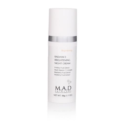 M.A.D Skincare Brightening Radiance Brightening Night Cream, 50g (1.7oz)