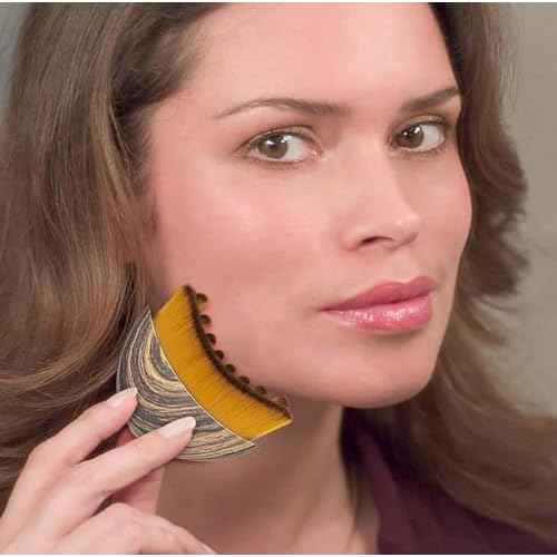 Lymphatic Contour Face Brush, The Lymphatic Drainage Massager for Face, Soft Dry Brushing Beauty Tool for Chin & Jawline Sculpting