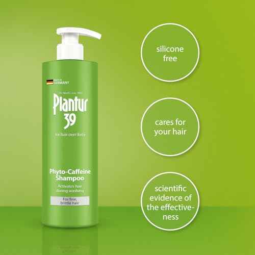 Plantur 39 Fine and Brittle Hair Shampoo (16.9 fl oz) I Phyto-Caffeine Formula I Promotes Natural Growth I For Women's Thinning Hair