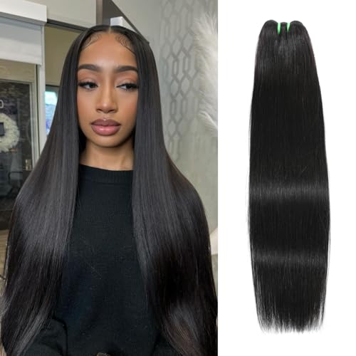 Raw Vietnamese Bundles Human Hair 16 Inch Straight Sew In Thick Bundles Unprocessed Raw Vietnamese 100% Real Virgin Human Hair Bundles Quick Weave Single Bundle for Black Women