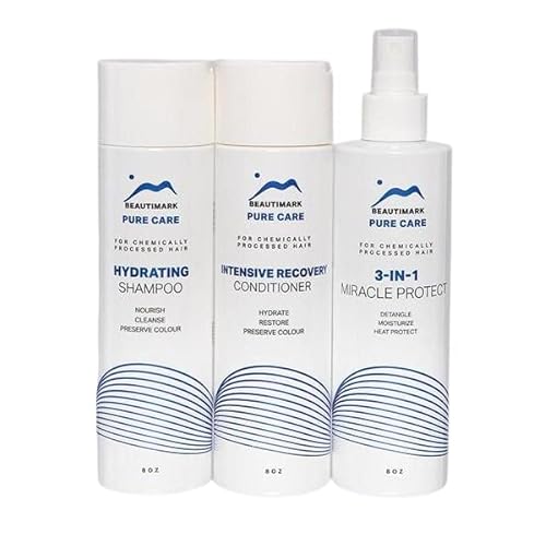 BEauti Mark 4PC Human Hair Care Must Haves Kit by BeautiMark, 8floz each, Wig Brush, and 19 Page Belle of Hope How To Guide