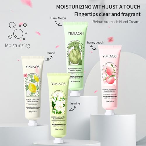 10pcs Hand Cream Gift Set, Deep Moisturizing Hand Lotion Cream Lip Mask Set For Girls