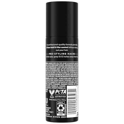 TRESemm? Travel Hairspray, Extra Hold, 6-Pack ? Moisturizing Hair Spray, Anti-Humidity, Anti-Frizz Hair Products, 1.5 Oz Ea