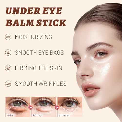 Balm for Eye Bags, Under Eye Balm Stick for Under Eye Bags, Eye Cream, Eyes Bags Serum, Deep Moisturizing Hydrating (2)