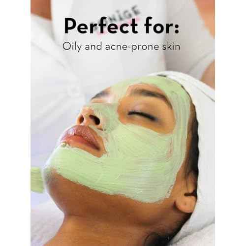 SONAGE Tulsi Soothing Tri Clay Mask | For Acne-Prone Skin | Mineral Rich Clay Mask Unclogs and Purifies Pores | Neem Oil and Turmeric
