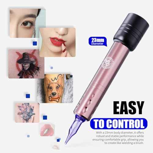 Dragonhawk Tattoo Gun Kit S6 Pro Wireless Tattoo Machine Complete Kit Beginner Tattoo Kit 20 Cartridges Needles