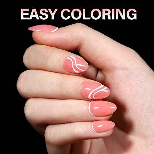 AILLSA Short Almond Nail Tips 360Pcs Full Cover Gel Nails Tips Half Matte No File Clear False Gelly Soft Nails Tip Fake Almond Shaped Nails for Press On Nail Extension DIY Valentine Gift 12 Sizes