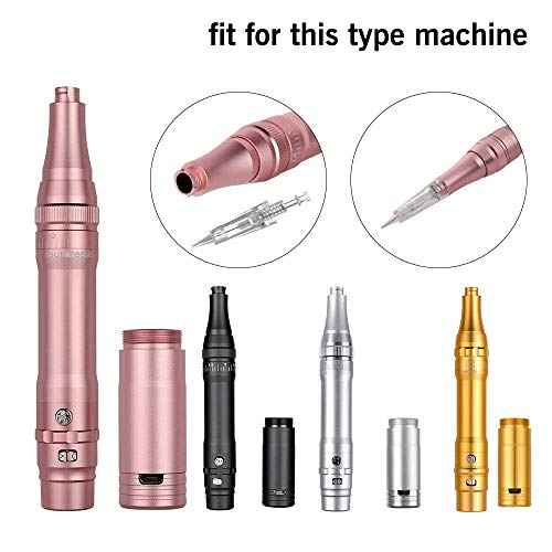 50pcs Permanent Makeup Cartridge Needles Disposable Permanent Makeup Tattoo Needles for Cordless Tattoo Machine for Ombre Powder Brows Microblading (5FP)