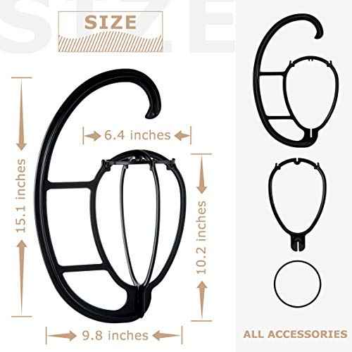 Dreamlover Hanging Wig Stand, Head for Wigs, 4 Sets