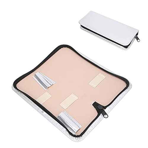 PU Leather Scissors Pouch, Hair Stylist Scissor Holder Pouch Cases for Hairdressers, Salon Tools Holster Bag, Portable Barber Shears Holder to Store & Better Protection of Hairdressing Tools