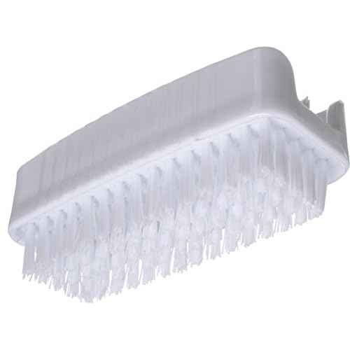 SPARTA 3623900 Plastic Hand Brush, Nail Brush With Polypropylene Bristles For Kitchens, Homes, Restaurants, 3.5 Inches, White, Dual Sided