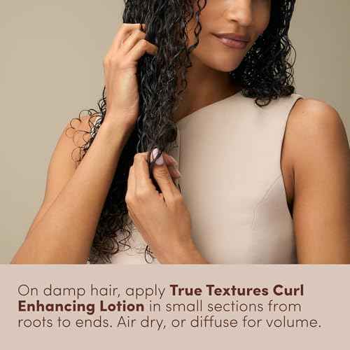 Mizani True Textures Curl Enhancing Leave In Conditioner - Moisturizing Curl Cream, Smooths and Adds Hair Shine, With Coconut Oil, For Natural & Curly Hair