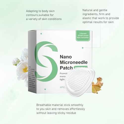 SMGT-GLP-1 Nano Patch, GLP 1 Patches for Women, 100% Natural Ingredients, Mild, Firming, Moisturizing for Women & Men (1 Box - 4 PCS)