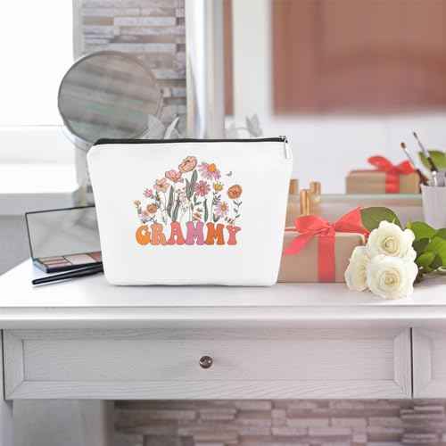 Grammy Gift Ideas Grandma Gifts Cosmetic Bag Gifts for Grandma Women Granny Gigi Makeup Bag Travel Organizer Grandmother Gifts Grammy Appreciation Gifts Mothers Day Retirement Grandma Birthday Gifts
