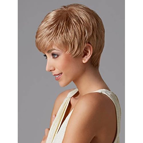 Gabor Pixie Perfect Short Slight Layered Lightweight Wig by Hairuwear, Petite Cap, GL15-26 Buttered Toast