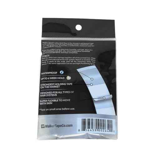 Ultra Hold Mini Tabs - Durable Double Sided Hair Wig Tape - Long Lasting Water & Heat Resistant - 72 Tabs per Pack