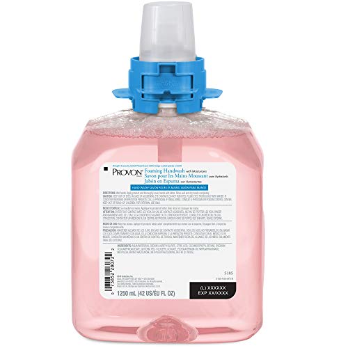 GOJO PROVON Foaming Handwash with Moisturizers Cranberry Fragrance, 1250 mL Foam Hand Soap Refill for PROVON FMX-12 Push Style Dispenser - 5185-04