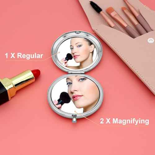 Compact Mirror for Music Teachers - Appreciation & Thank You Gifts for Women Music Lovers - Mini Pocket Mirror for Birthday Gifts