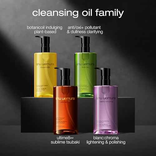 shu uemura AntiOxi+ Clarifying Cleansing Oil, Makeup Remover and Facial Cleanser to Combat Dullness and Impurities