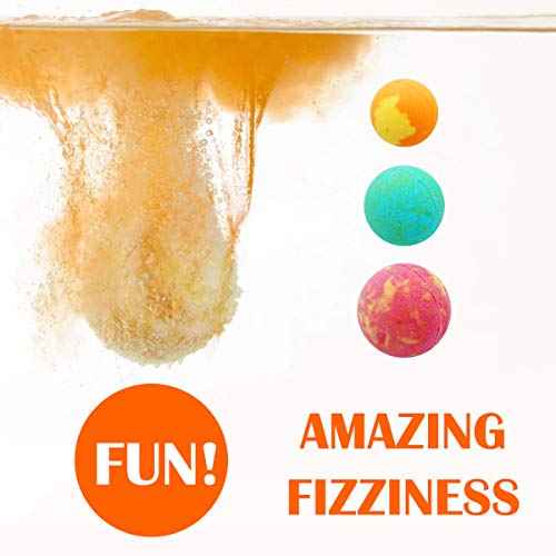 Bath Bombs for Kids with Toys Inside for Girls Boys - Surprise Bubble Bath Fizzies Vegan Essential Oil Spa Bath Fizz Balls Kit Dry Skin Moisturize, Handmade 12 Set