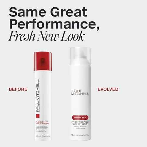 Paul Mitchell Hot Off The Press Thermal Protection Hairspray, Perfect Prep + Finish For Heat Styling, For All Hair Types, 6 oz
