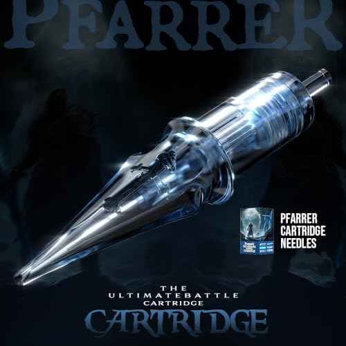 PFARRER Tattoo Cartridge Needles Assorted Bugpin Tattoo Needle Cartridge Assorted 50pcs (1003RL 1005RL 1007RL 1007RM 1009RM) Round Liner/Round Magnum 0.3mm RL+RM Tattoo Supplies EN01P-50KIT-Z