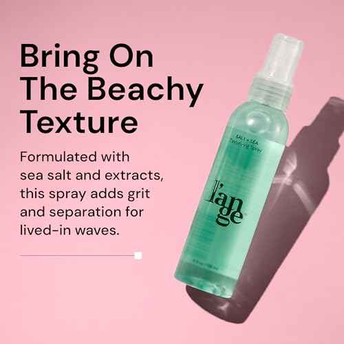L'ANGE HAIR Sea Salt Texturizing Spray For Effortless Beachy Waves & Volume | Mineral-infused Sea Salt Hair Spray For Touchable Hold & Long-lasting Shine | Fresh, Lightly Tropical Scent | 4 Fl Oz