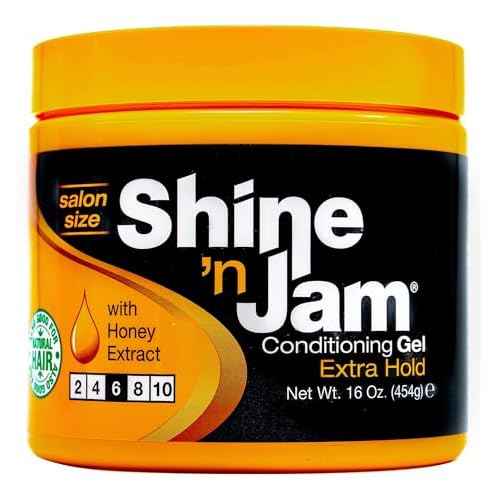 Shine 'n Jam Conditioning Gel Extra Hold for Braids, Twists, and Frizz Control