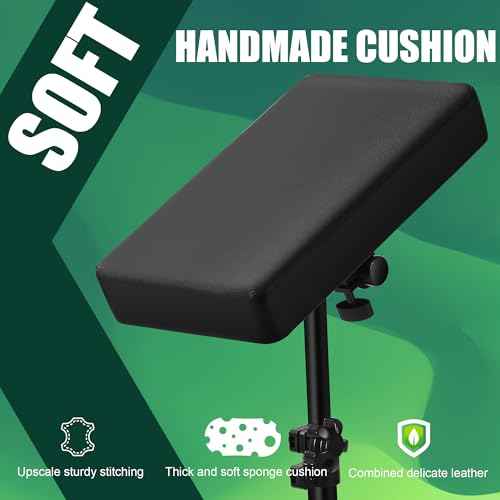 Tattoo Arm Rest with Adjustable Height, Armrest for tattooing with Thickened Soft Sponge Pad for Tattoo Studio