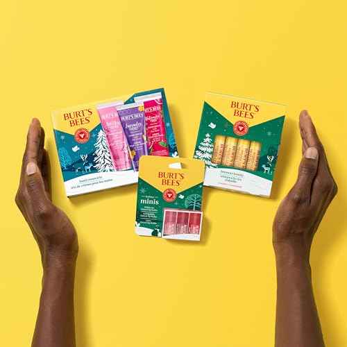 Burt¡¯s Bees Christmas Gifts, 4 Lip Balm Stocking Stuffers Products, Beeswax Bounty Classic Set - Original Beeswax Moisturizing Lip Balm (4-Pack)