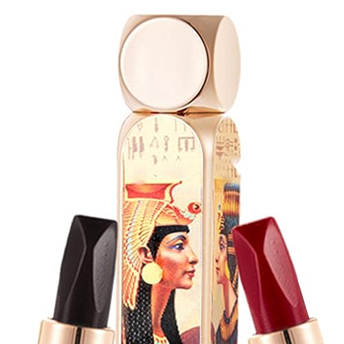 ANGGREK Lasting, Exquisite, Elegant 6 Color Lipstick, Double Head Colorful Matte Lipstick with Easy Removal, Great Makeup Lovers