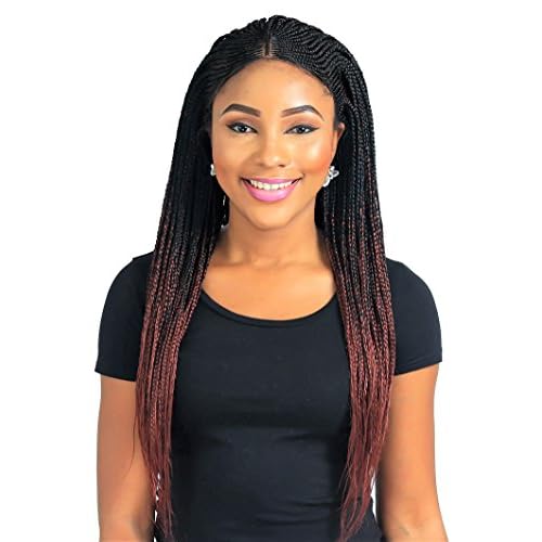 Cornrow Fulani Braid Wig - Ombre Color 1/35-22 inches