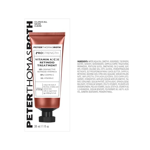 Peter Thomas Roth | PRO Strength Vitamin A|C|E Retinoid Treatment, For Fine lines, Wrinkles and Uneven Tone, Anti-Aging and Brightening Cream with Vitamins A, C and E