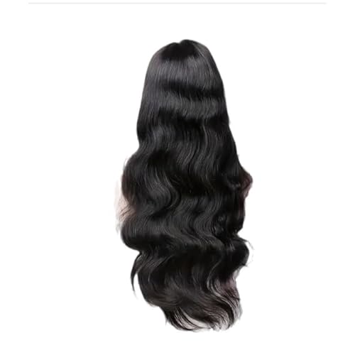 Human Wave Lace Wigs Glueless Lace Wigs Human Hair Density 13x6 Lace Wigs, Human Hair Pre-Plucked Pre-Cut 13x6 HD Lace Wigs-Size: 28 Inch