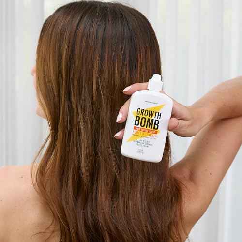 Growth Bomb Hair Rescue Tonic - Hair Care & Scalp Tonic for Growth, Root Serum for Women & Men with Natural Botanicals, Use Daily on Thick or Fine Strands to Prevent Loss - 100 mL